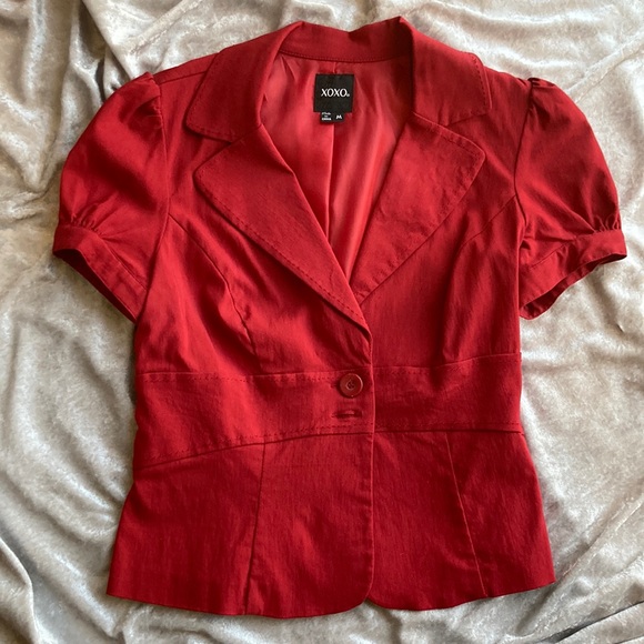 XOXO red jacket size medium - Picture 1 of 4